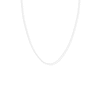 Thumbnail Image 0 of 13" Adjustable Children's Solid Cable Chain 14K White Gold Appx .7mm