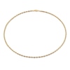 Thumbnail Image 1 of Solid Rope Chain Necklace 14K Yellow Gold 24"