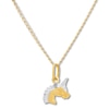 Thumbnail Image 0 of Child's Unicorn Necklace 14K Yellow Gold