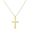 Thumbnail Image 0 of Children's Cross Necklace 14K Yellow Gold 15"