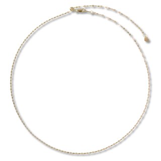 Adjustable Mirror Chain Necklace 14K Yellow Gold 20&quot;|Kay