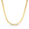 Thumbnail Image 2 of Solid Herringbone Chain Necklace 10K Yellow Gold 20"