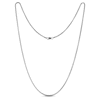 Thumbnail Image 0 of Hollow Box Chain Necklace 10K White Gold 22"