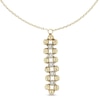 Thumbnail Image 0 of Diamond-cut Bead Drop Necklace 14K Two-Tone Gold 18"