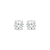 Thumbnail Image 1 of Round-Cut Diamond Solitaire Stud Earrings 1/2 ct tw 10K White Gold (I/I3)