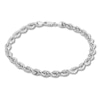 Thumbnail Image 0 of Rope Chain Bracelet 14K White Gold 8" Length
