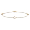 Thumbnail Image 0 of Flower Anklet 10K Yellow Gold 10"