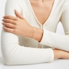 Thumbnail Image 2 of Beaded Rosary Bracelet 14K Tri-Tone Gold 6.5"