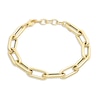 Thumbnail Image 0 of Hollow Paperclip Bracelet 14K Yellow Gold 8"