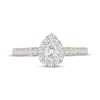 Thumbnail Image 3 of Linked Always Pear-Shaped Diamond Halo Engagement Ring 3/4 ct tw 14K Two-Tone Gold