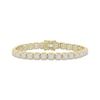 Thumbnail Image 0 of Men's Multi-Diamond Cupped Link Bracelet 1-1/4 ct tw 10K Yellow Gold 8.5"