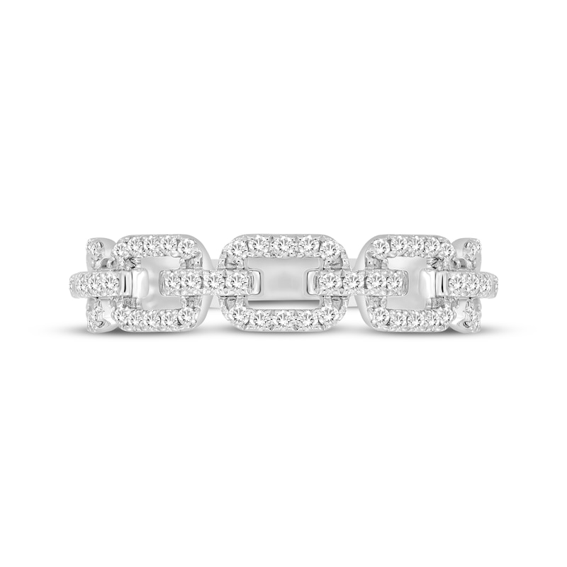 Linked Always Diamond Stackable Anniversary Ring 1/3 ct tw 14K White Gold
