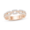 Thumbnail Image 0 of Linked Always Diamond Stackable Anniversary Ring 1/4 ct tw 14K Rose Gold