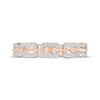 Thumbnail Image 2 of Linked Always Diamond Stackable Anniversary Ring 1/4 ct tw 14K Rose Gold