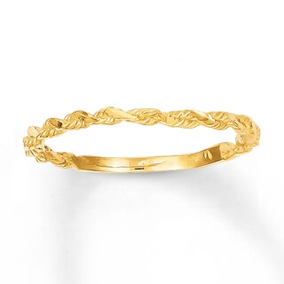 Twisted Rope Ring 14K Yellow Gold|Kay
