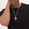 Thumbnail Image 3 of Men's Photo Dog Tag Necklace Sterling Silver 22"