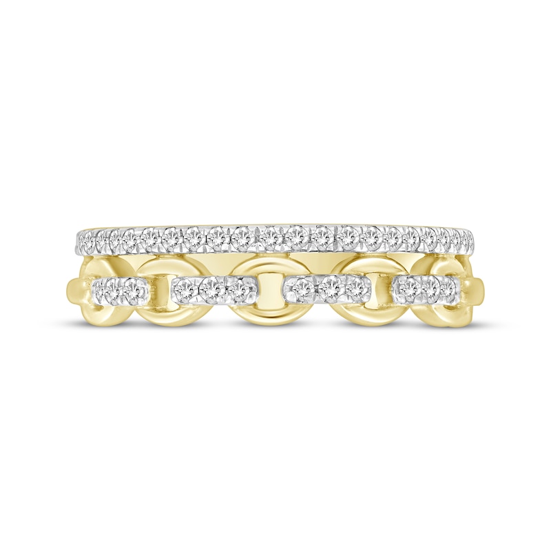 Linked Always Diamond Anniversary Ring 1/4 ct tw 14K Yellow Gold