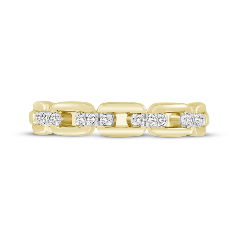 Linked Always Diamond Anniversary Ring 1/10 ct tw 14K Yellow Gold