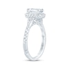 Thumbnail Image 1 of Monique Lhuillier Bliss Emerald-Cut Lab-Created Diamond Engagement Ring 1-7/8 ct tw 18K White Gold