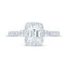 Thumbnail Image 3 of Monique Lhuillier Bliss Emerald-Cut Lab-Created Diamond Engagement Ring 1-7/8 ct tw 18K White Gold