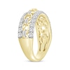 Thumbnail Image 1 of Linked Always Baguette & Round-Cut Diamond Anniversary Ring 1 ct tw 14K Yellow Gold