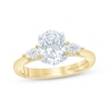 Thumbnail Image 0 of Monique Lhuillier Bliss Oval-Cut Lab-Created Diamond Engagement Ring 2-3/8 ct tw 18K Two-Tone Gold