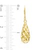 Thumbnail Image 1 of Italian Brilliance Diamond-Cut Drop Earrings 14K Yellow Gold
