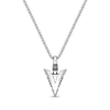 Thumbnail Image 0 of Men's Arrowhead Necklace Stainless Steel 24"