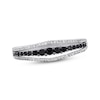 Thumbnail Image 0 of Black & White Diamond Ring 1/3 ct tw Sterling Silver