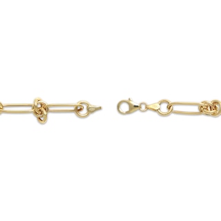 Presleigh Love Knot Link Bracelet in Gold main image 0