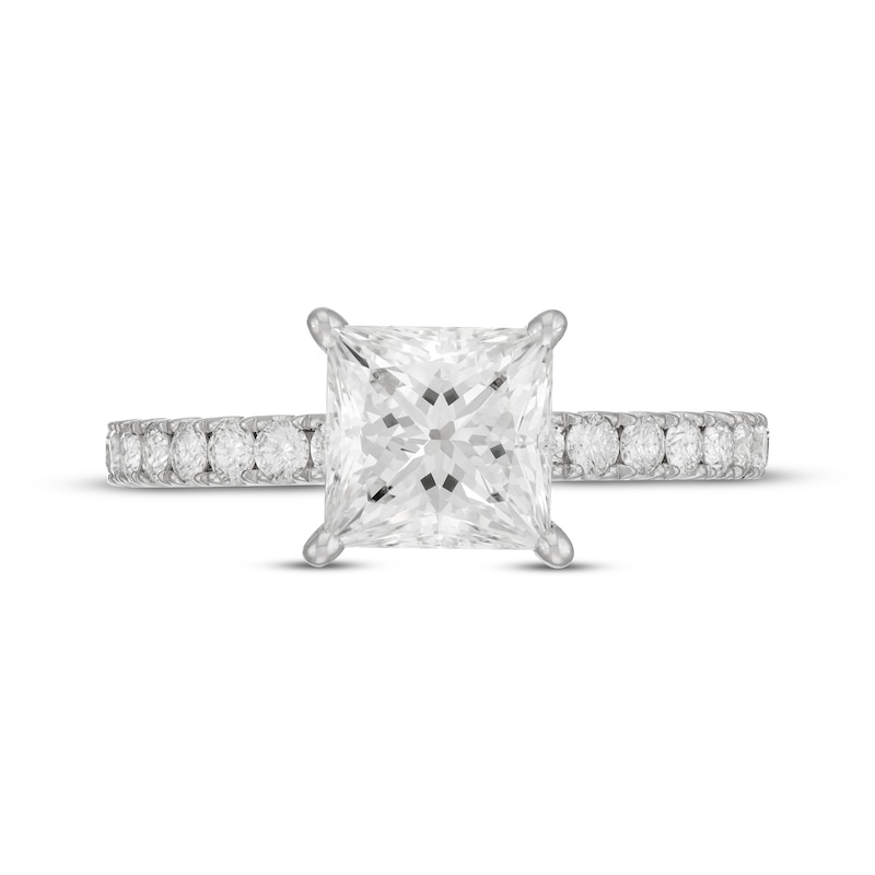 Neil Lane Artistry Princess-Cut Lab-Created Diamond Engagement Ring 2-1/2 ct tw 14K White Gold