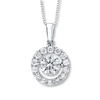 Thumbnail Image 0 of Previously Owned Unstoppable Love 1-1/2 ct tw Necklace 14K White Gold