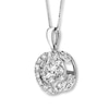 Thumbnail Image 1 of Previously Owned Unstoppable Love 1-1/2 ct tw Necklace 14K White Gold