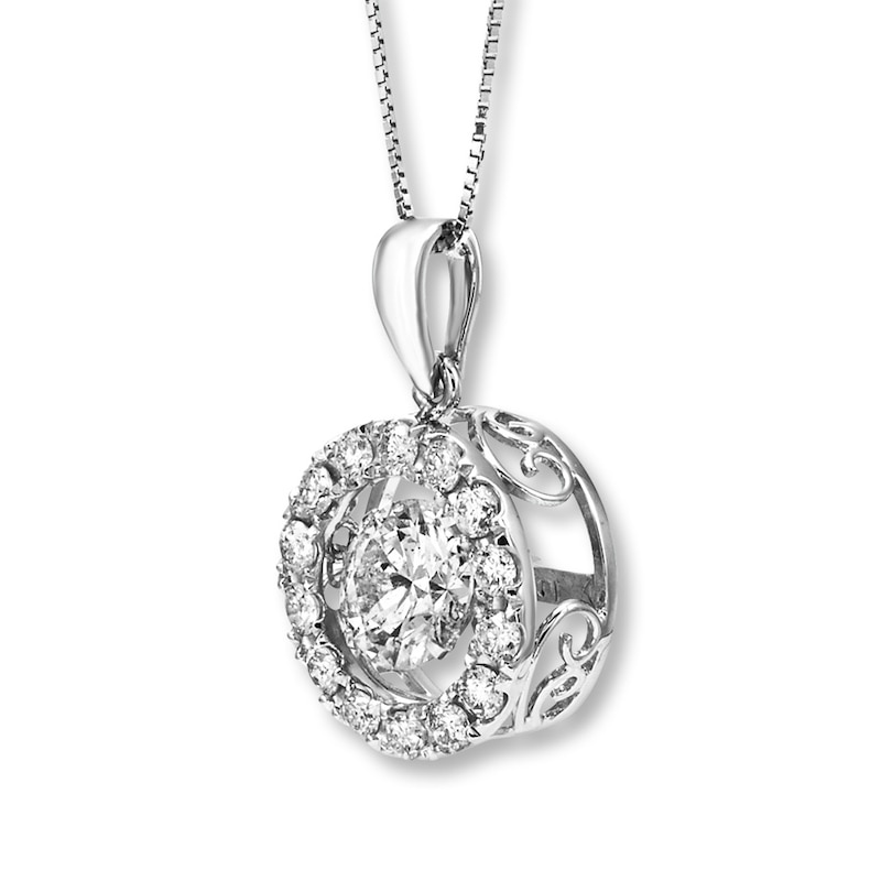 Previously Owned Unstoppable Love 1-1/2 ct tw Necklace 14K White Gold