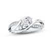 Thumbnail Image 0 of Previously Owned Three-Stone Engagement Ring 3/8 ct tw Round-cut Diamonds 14K White Gold
