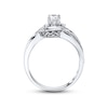 Thumbnail Image 1 of Previously Owned Three-Stone Engagement Ring 3/8 ct tw Round-cut Diamonds 14K White Gold