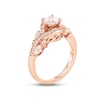 Thumbnail Image 1 of Previously Owned Adrianna Papell Diamond Engagement Ring 1 ct tw Round & Marquise-cut 14K Rose Gold