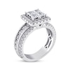 Thumbnail Image 1 of Previously Owned Diamond Engagement Ring 2 ct tw Princess & Round-cut 14K White Gold