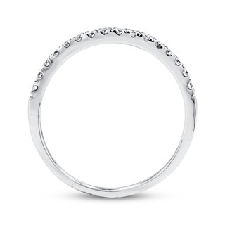 Previously Owned Diamond Wedding Band 1/5 ct tw Round-cut 14K White