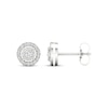 Thumbnail Image 2 of Previously Owned Diamond Stud Earrings 1/4 ct tw Round-Cut 10K White Gold