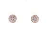 Thumbnail Image 0 of Previously Owned Diamond Earrings 3/8 ct tw Round-cut 10K Rose Gold