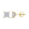 Thumbnail Image 0 of Previously Owned Men's Diamond Stud Earrings 1/4 ct tw Round-cut 10K Yellow Gold