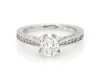 Thumbnail Image 0 of Previously Owned Cushion-Cut Diamond Engagement Ring 1-3/8 ct tw 14K White Gold