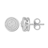 Thumbnail Image 0 of Diamond Circle Earrings Sterling Silver
