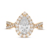 Thumbnail Image 2 of Neil Lane Artistry Pear-Shaped Lab-Created Diamond Engagement Ring 2-1/3 ct tw 14K Yellow Gold