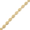 Thumbnail Image 1 of Italian Brilliance Diamond-Cut Oval Link Bracelet 14K Yellow Gold 7.75"