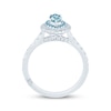 Thumbnail Image 2 of Monique Lhuillier Bliss Marquise-Cut Aquamarine, Swiss Blue Topaz & Diamond Engagement Ring 5/8 ct tw 14K White Gold