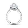 Thumbnail Image 2 of Neil Lane Diamond Engagement Ring 2-1/6 ct tw Cushion-cut  14K White Gold