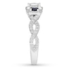 Thumbnail Image 2 of Neil Lane Diamond/Sapphire Engagement Ring 7/8 ct tw 14K White Gold
