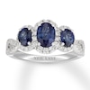 Thumbnail Image 0 of Neil Lane Sapphire Engagement Ring 1/2 ct tw Diamonds 14K White Gold